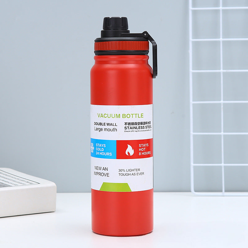 304 Stainless Steel Insulated Tumbler with Handle & Tea Strainer | Hot & Cold | Car Travel Home