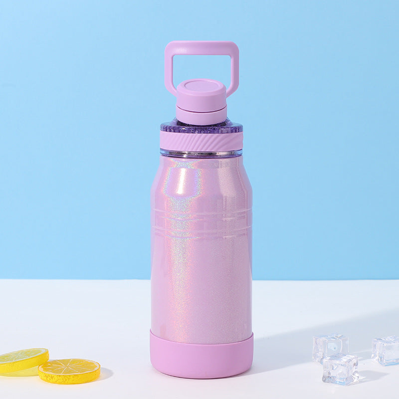 Rainbow Space Bottle | Insulated Tumbler with Handle | 350/600/800/1000/1500ml
