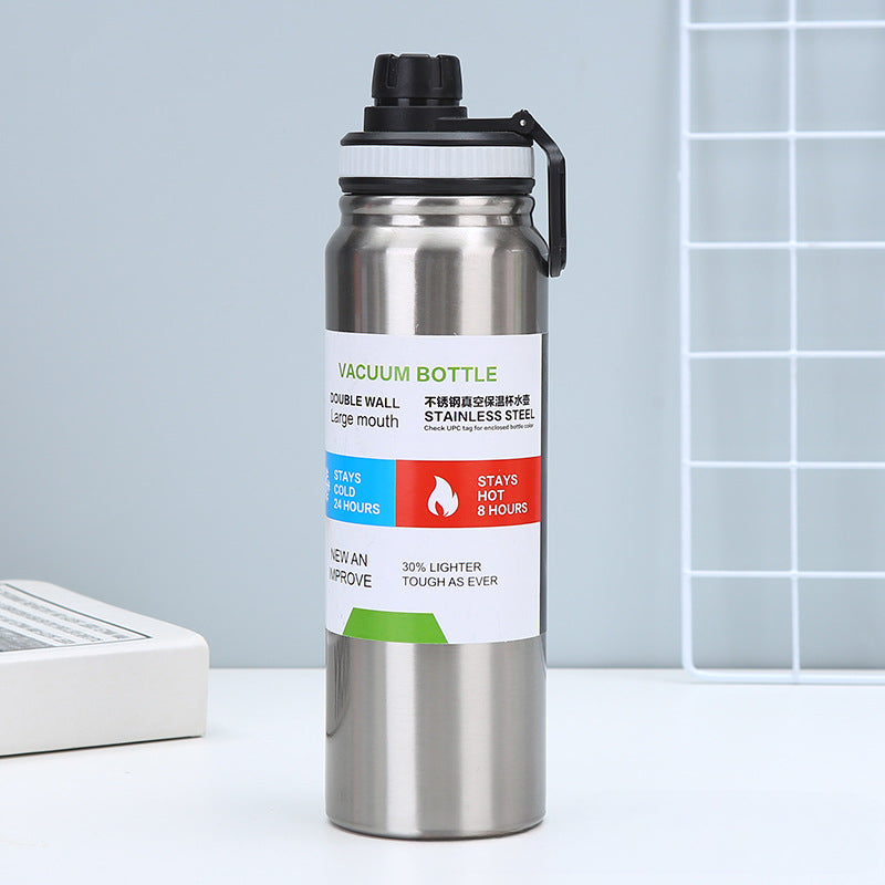 304 Stainless Steel Insulated Tumbler with Handle & Tea Strainer | Hot & Cold | Car Travel Home