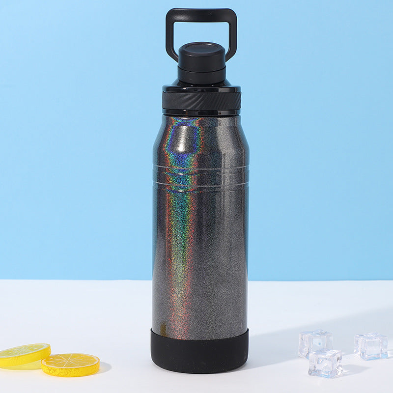 Rainbow Space Bottle | Insulated Tumbler with Handle | 350/600/800/1000/1500ml