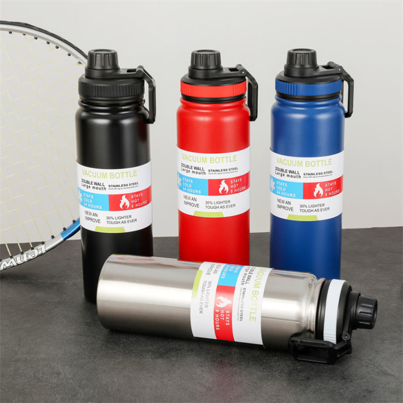 304 Stainless Steel Insulated Tumbler with Handle & Tea Strainer | Hot & Cold | Car Travel Home