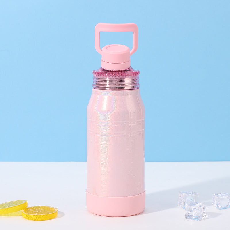 Rainbow Space Bottle | Insulated Tumbler with Handle | 350/600/800/1000/1500ml