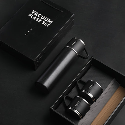 500ml Vacuum Flask Gift Set with 2 Stainless Steel Cups