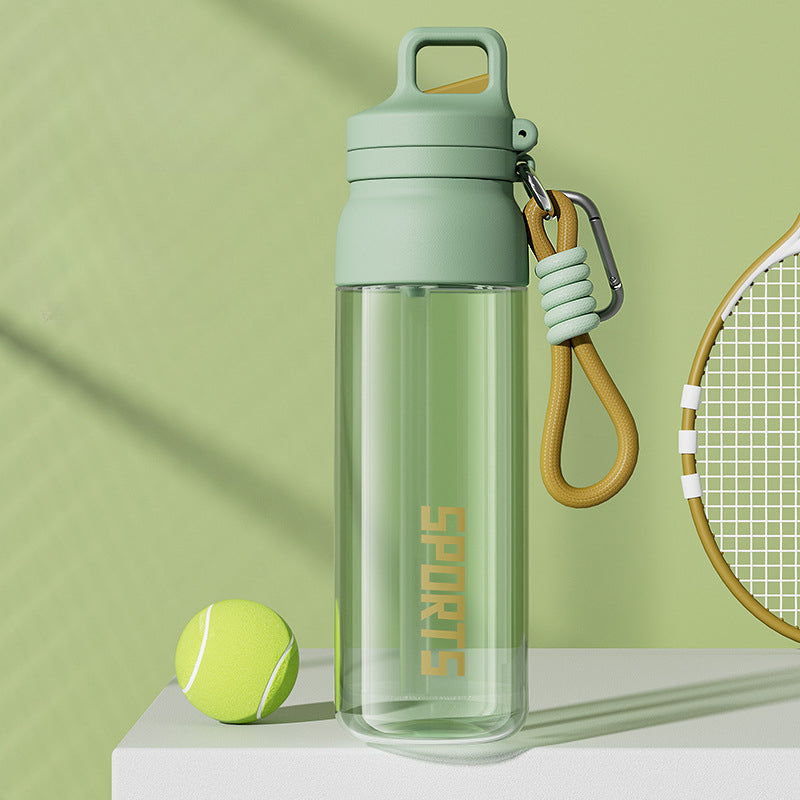Tritan Sports Water Bottle 700ml | One-Touch Flip Lid with Carabiner