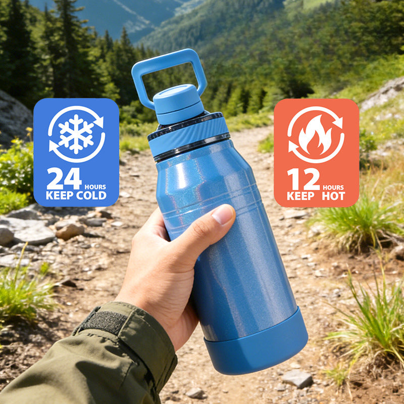 Rainbow Space Bottle | Insulated Tumbler with Handle | 350/600/800/1000/1500ml