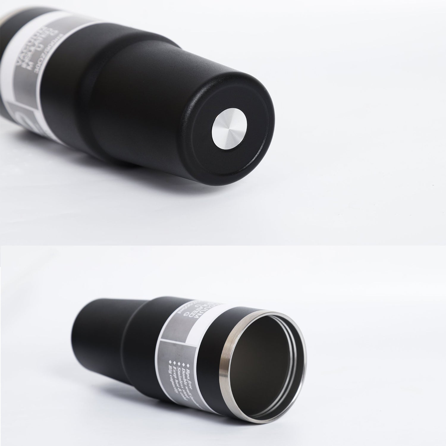 304 Stainless Steel Insulated Tumbler 890ml | Handle + Dual-Lid (Straw & Direct Drink) | Car Travel Home