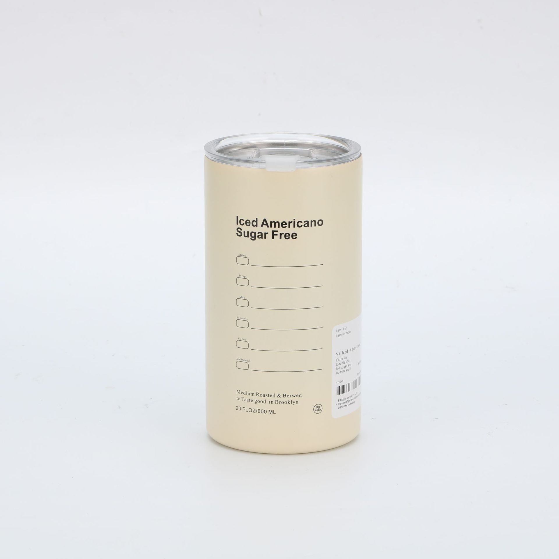 304 Stainless Steel American Coffee Tumbler with Metal Straw | 320ml & 600ml | Hot & Cold Insulation