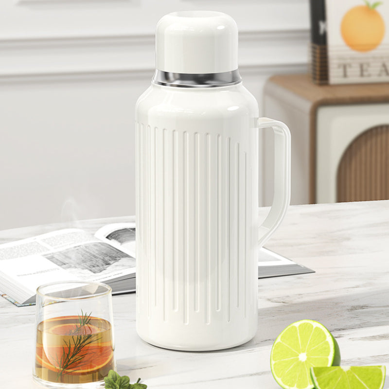 1000ml Insulated Tea Kettle with Mechanical Temperature Display | 316 Stainless Steel, Built-in Tea Infuser, Lid-as-Cup