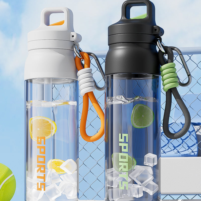 Tritan运动水杯 700ml | 一键弹盖 附登山扣